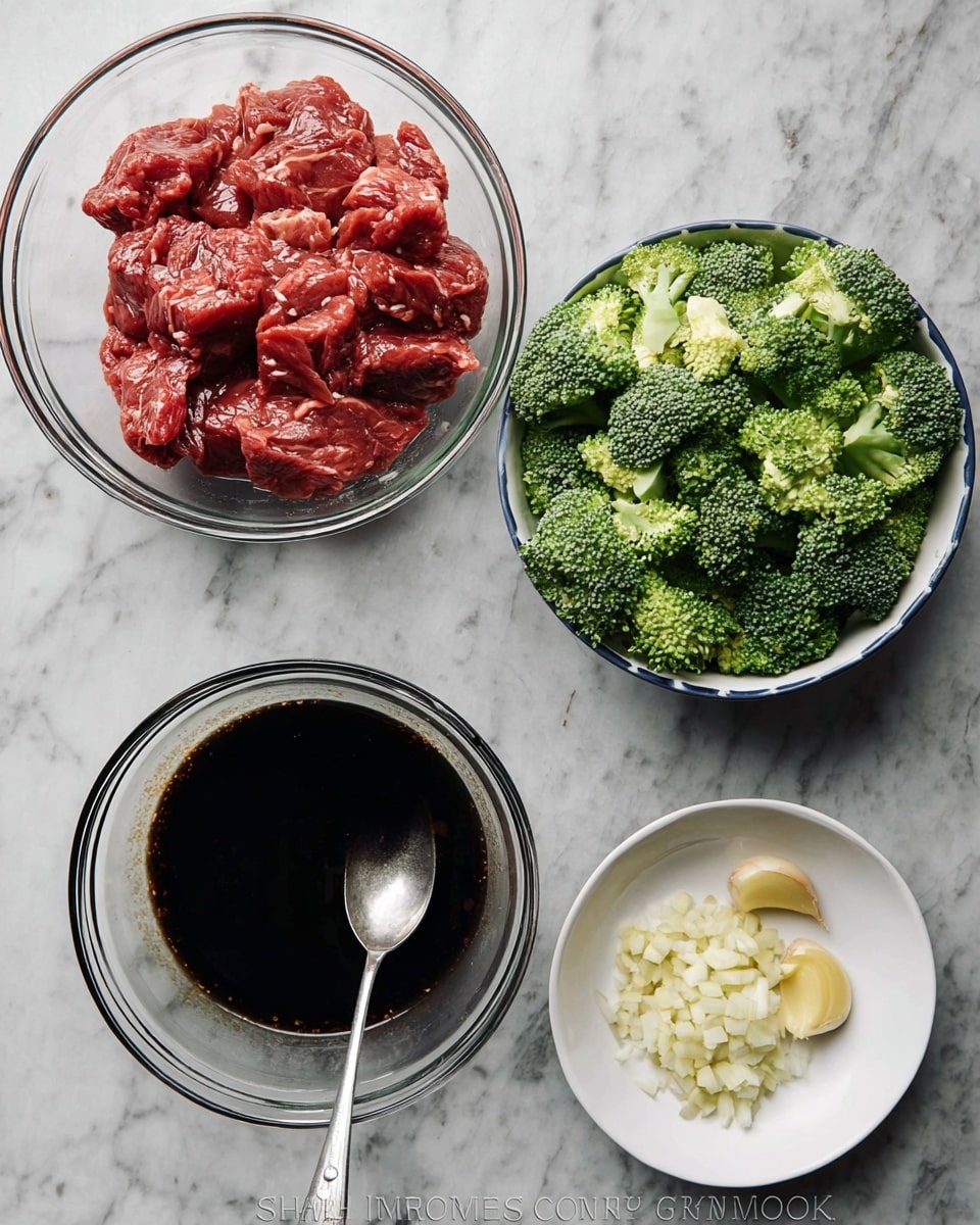 The image shows a bowl filled with beef and broccoli stir fry. The bowl is white with decorative patterns on the outside and is placed on a light-colored cloth with a rough texture. Inside the bowl, there are several layers; the bottom layer is made of bright green broccoli florets with a slightly bumpy texture, and the top layer consists of glossy, brown slices of beef coated in a shiny sauce. The sauce gives the beef a smooth and moist look. In the background, there is a silver teapot and a small cup on a white marbled surface, adding to the warm and cozy feel of the scene. Photo taken with an iphone --ar 4:5 --v 7