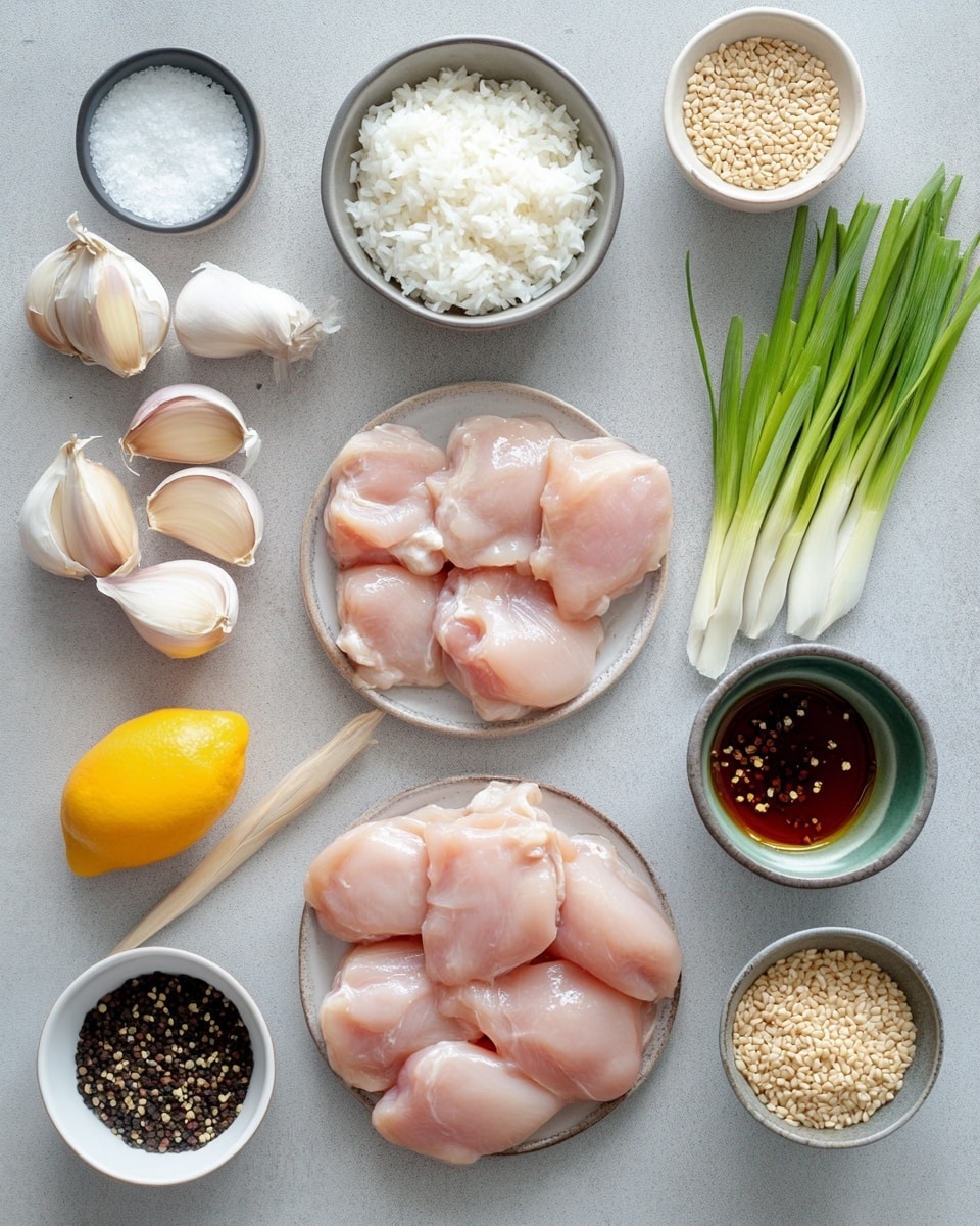 The image shows many pieces of chicken cooked in a thick, shiny dark brown sauce that covers most of the chicken. The chicken pieces are irregular in shape and size, with a tender texture visible in some, and are mixed with small white sesame seeds sprinkled all over. On top, there are thinly sliced green onions scattered, adding bright green color and freshness. The background is a close-up view of the dish, focused tightly on the glossy chicken and sauce, which fills the entire frame. Photo taken with an iphone --ar 4:5 --v 7
