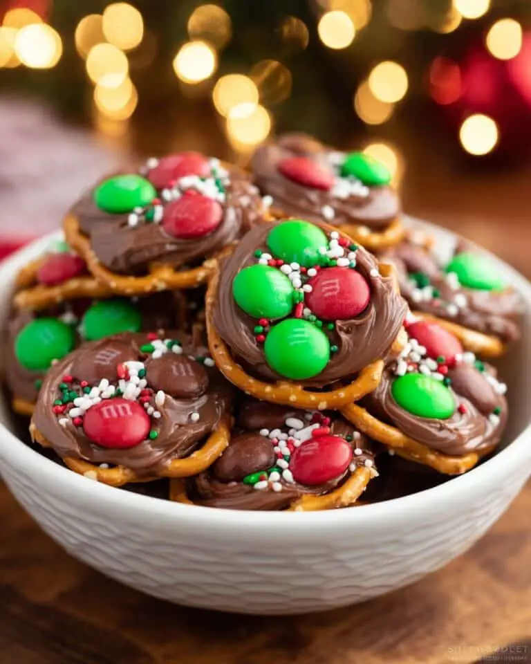 Rolo Pretzels with M&M Candies Recipe