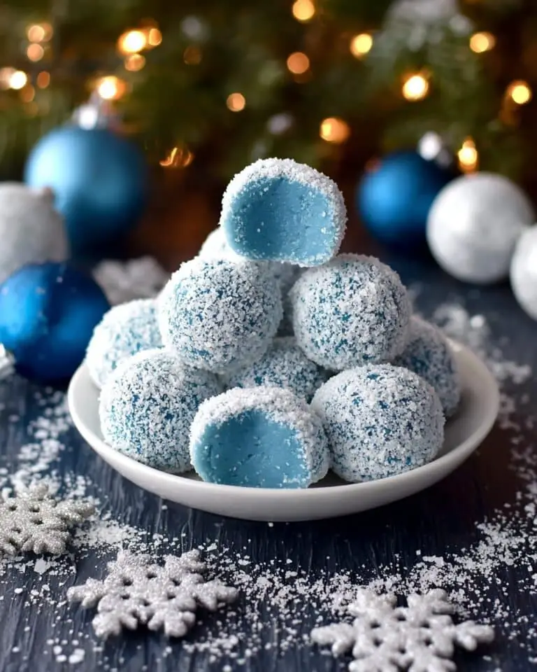 Blue Christmas Truffles Recipe