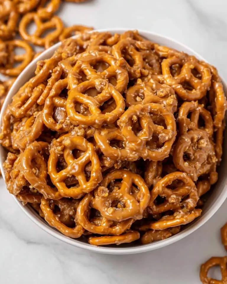 Butter Toffee Pretzels Recipe