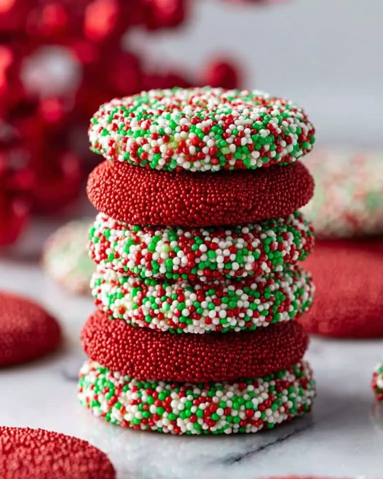 Festive Christmas Sprinkle Cookies Recipe