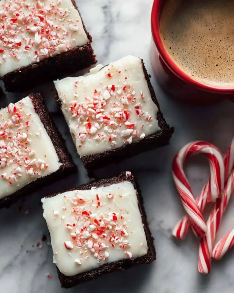 Peppermint Mocha Cake with White Chocolate Frosting Recipe