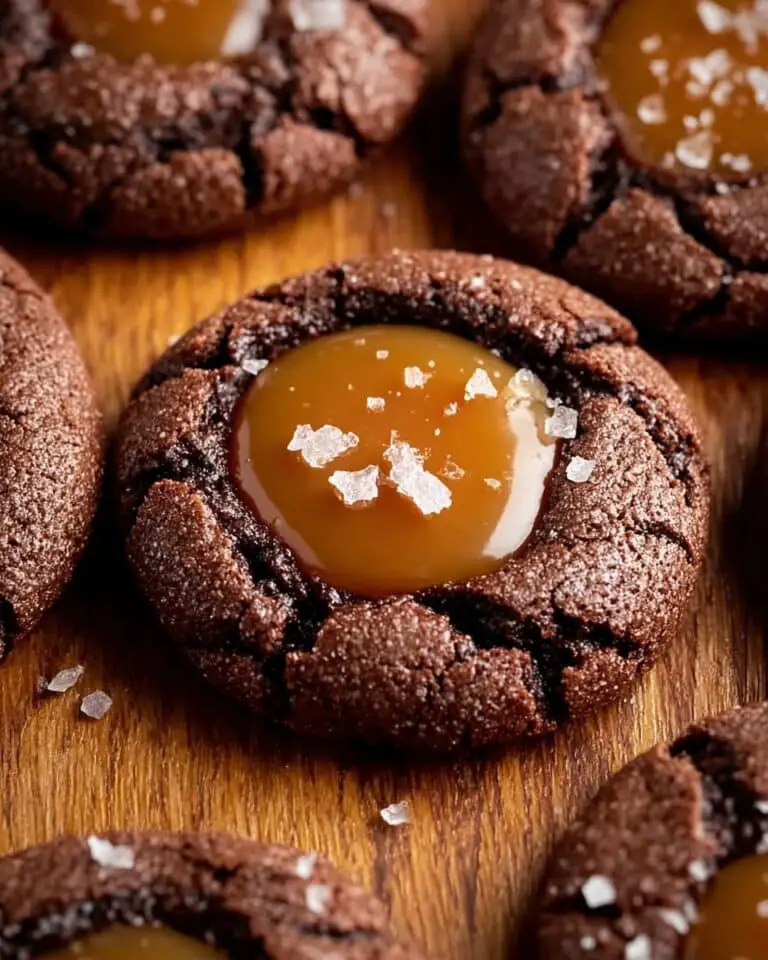 Salted Caramel Chocolate Cookies Recipe
