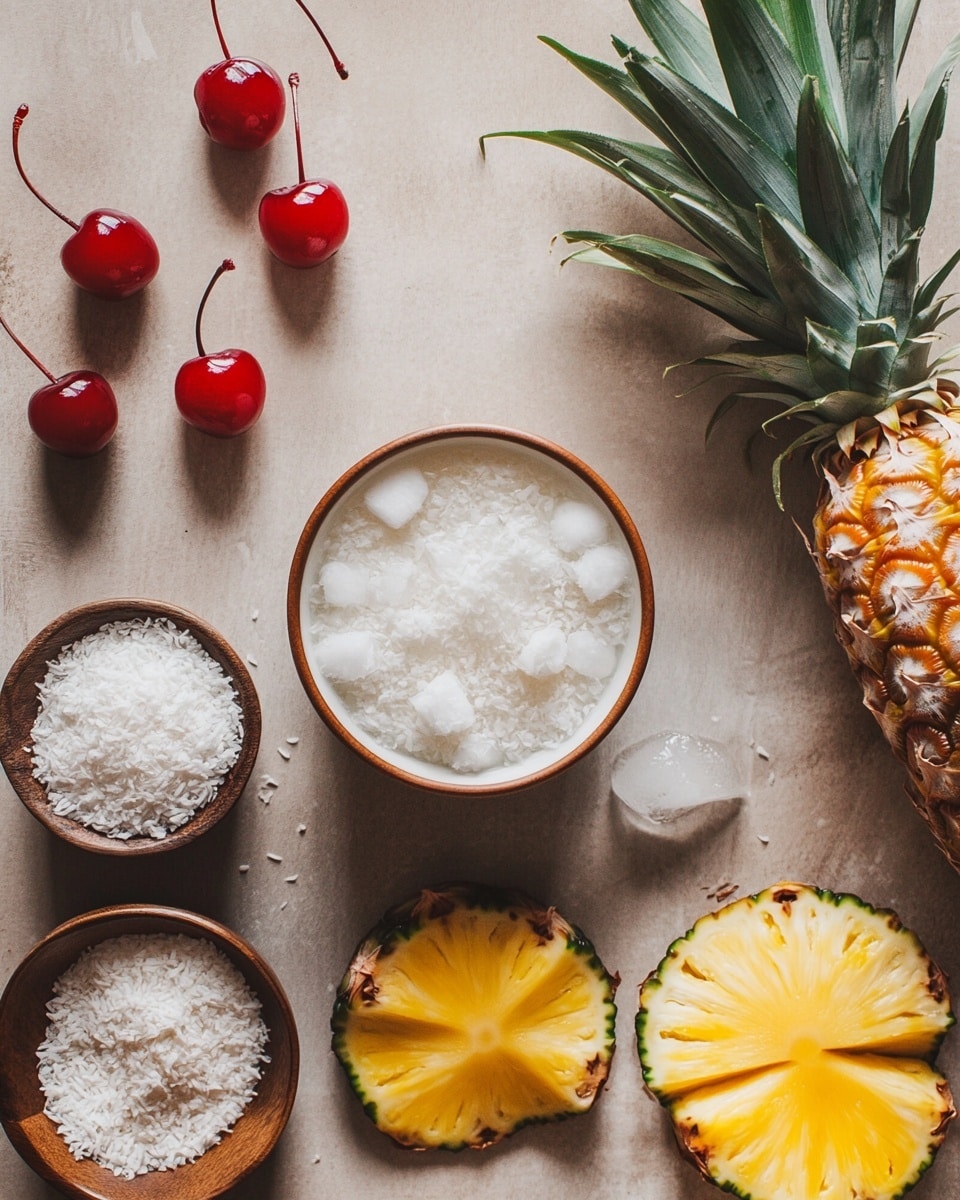 The image shows three short, rounded glasses filled with a bright blue, creamy drink that has a slightly grainy texture. Each glass is decorated with white shredded flakes around the rim, giving a frosty look. The glasses are set on a dark surface with small white flakes scattered around, alongside two small white ornaments and a shiny blue snowflake decoration in the foreground. The background is dark, making the blue drinks stand out. photo taken with an iphone --ar 4:5 --v 7