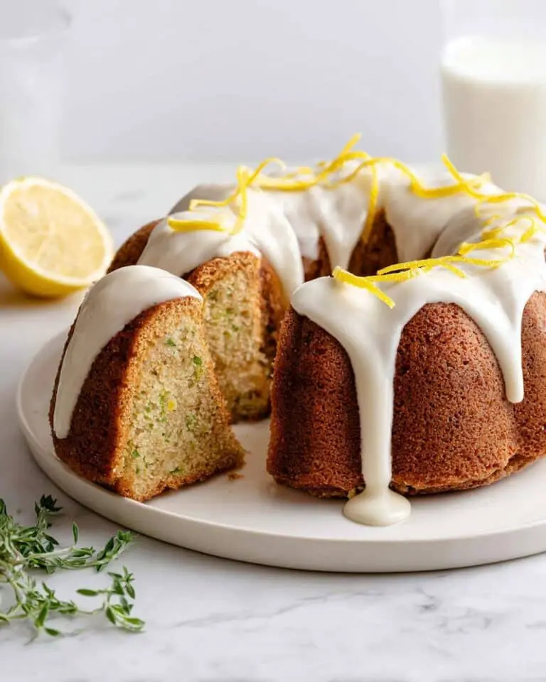 Lemon Zucchini Cake Recipe