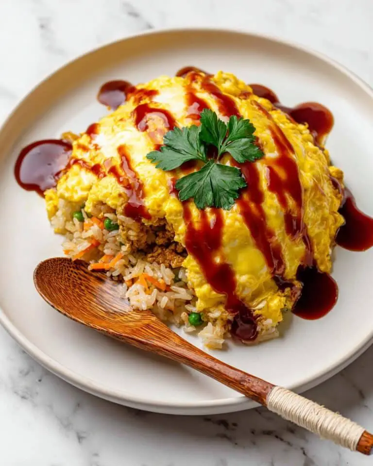 Omurice (Japanese Omelette-Topped Fried Rice) Recipe