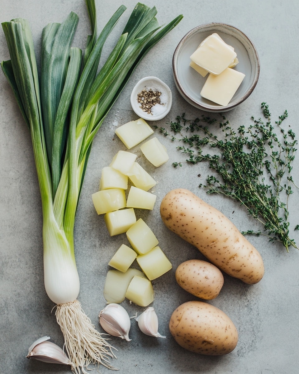 The image shows a creamy light yellow soup served in a white bowl placed on a white marbled surface. The soup has a smooth texture with a swirl of white cream gently mixed on top. Three golden-brown croutons sit near the center, slightly to the right, with a sprinkle of finely chopped green herbs and a little black pepper scattered around them. A small dark spoon rests inside the bowl on the left side, partially dipped in the soup. The lighting is soft, highlighting the warm tones and smooth texture of the soup. photo taken with an iphone --ar 4:5 --v 7
