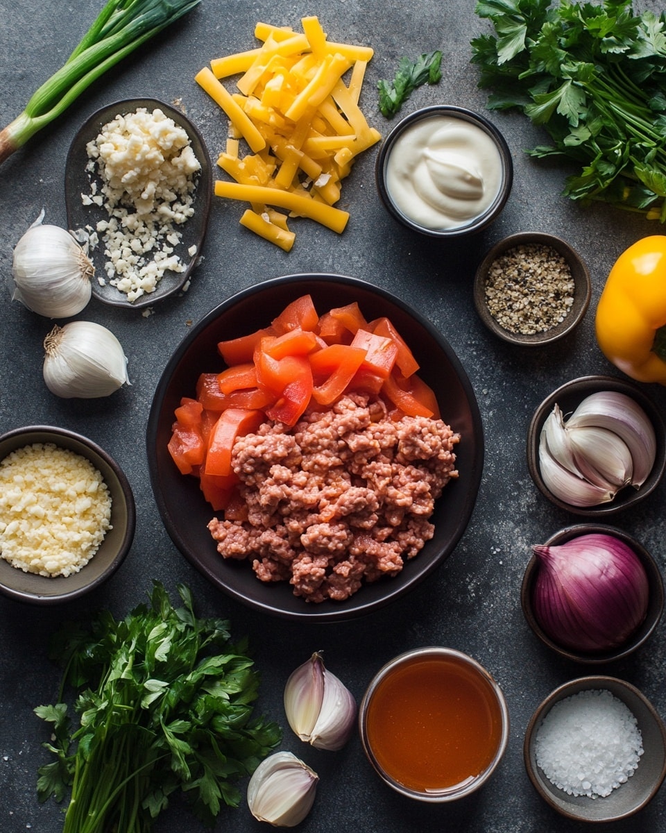A sandwich with a soft, light brown bun that has a slightly cracked top layer. Inside, there is one thick layer of chunky filling made of small bits of cooked meat mixed with diced green bell peppers and onions in a reddish-brown sauce. The sandwich sits on a piece of white paper over a white marbled surface, with the background softly blurred. Photo taken with an iphone --ar 4:5 --v 7