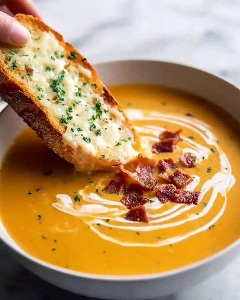 Creamy Carrot Soup with Bacon Recipe