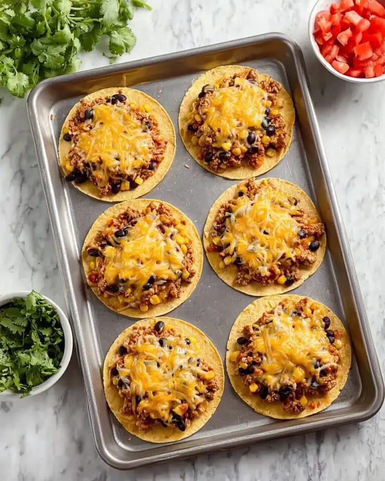 Easy Chicken Tostadas with Black Beans Recipe