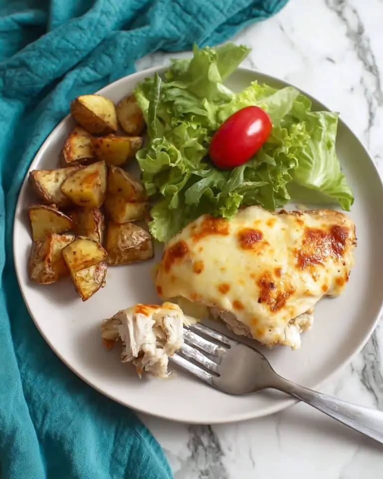 Baked Chicken with Artichoke Dip and Mozzarella Recipe