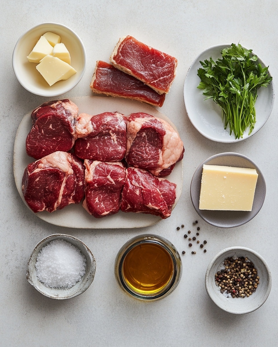 The image shows four pulled meat sandwiches on a white crumpled paper set on a white marbled surface. Each sandwich has a soft, golden brown top bun sprinkled with green herbs. Inside the buns, there is a layer of tender, shredded brown meat topped with melted pale yellow cheese that drips slightly over the edges. Small bits of chopped green herbs are scattered on the cheese, adding a fresh touch. The sandwiches are close together, with one prominently in front and the others softly blurred in the background. photo taken with an iphone --ar 4:5 --v 7
