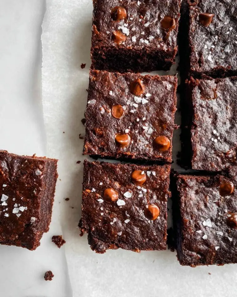 Super Fudgy Healthy Brownies (Gluten Free, Grain Free, Dairy Free, Paleo) Recipe