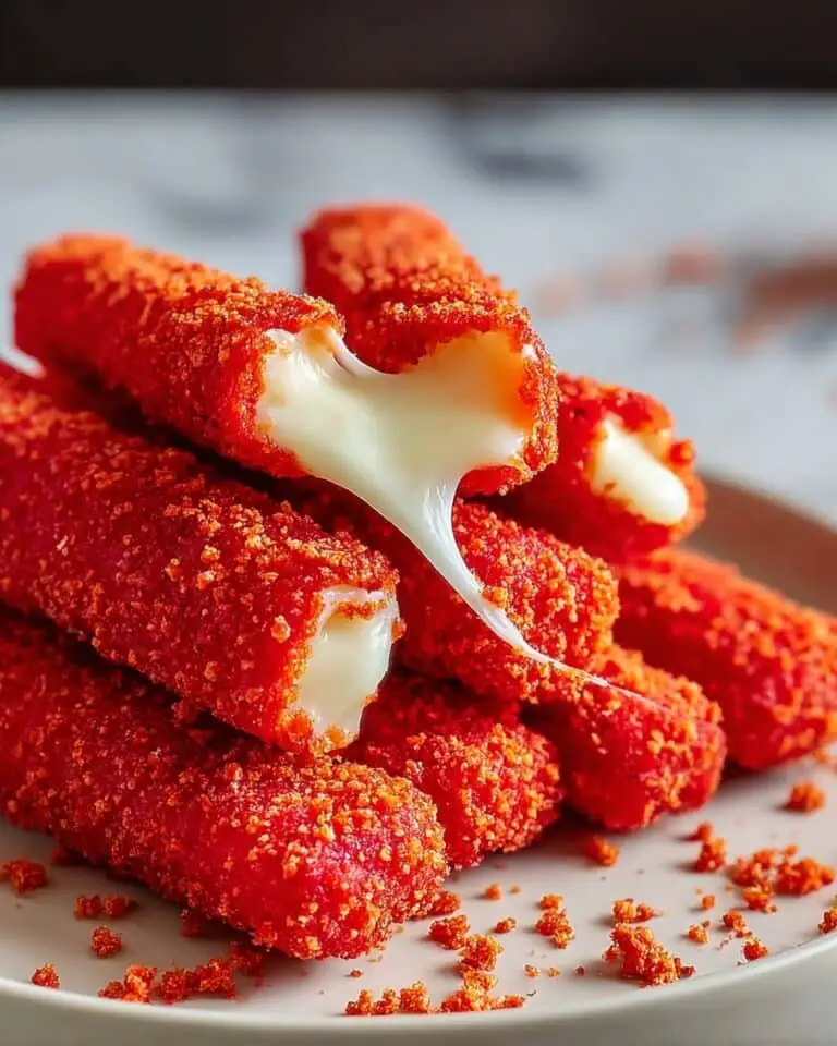 Hot Cheeto Mozzarella Sticks Recipe