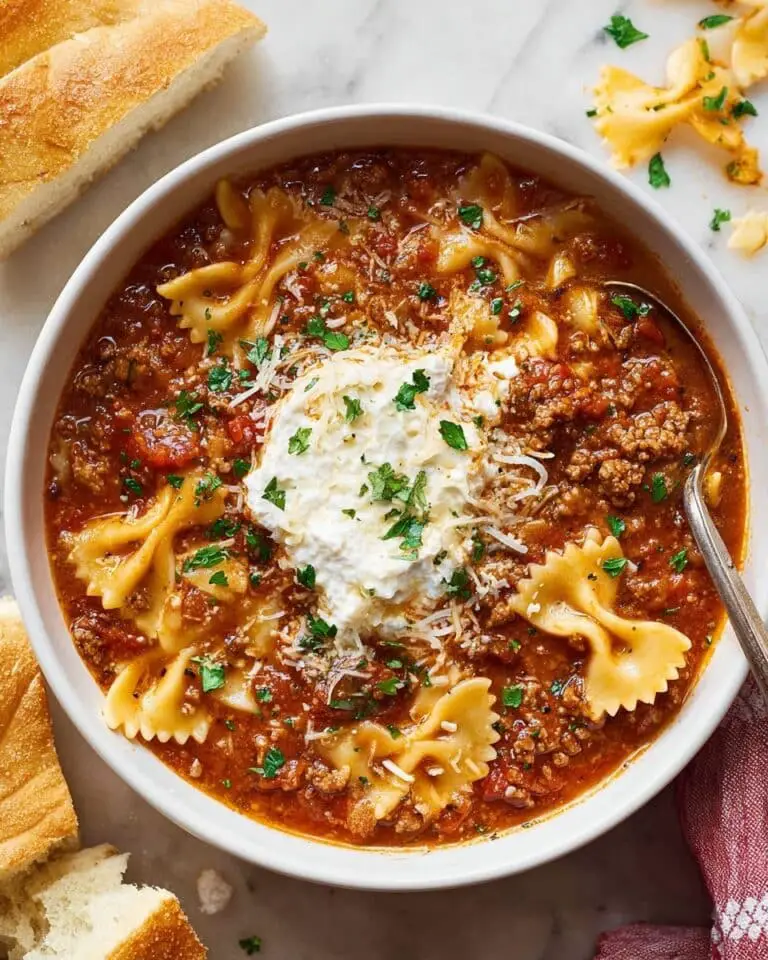 Easy Lasagna Soup Recipe
