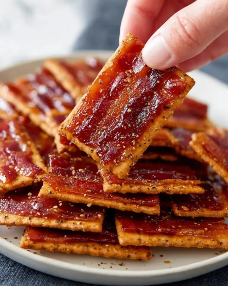 Sweet and Spicy Bacon Crackers Recipe