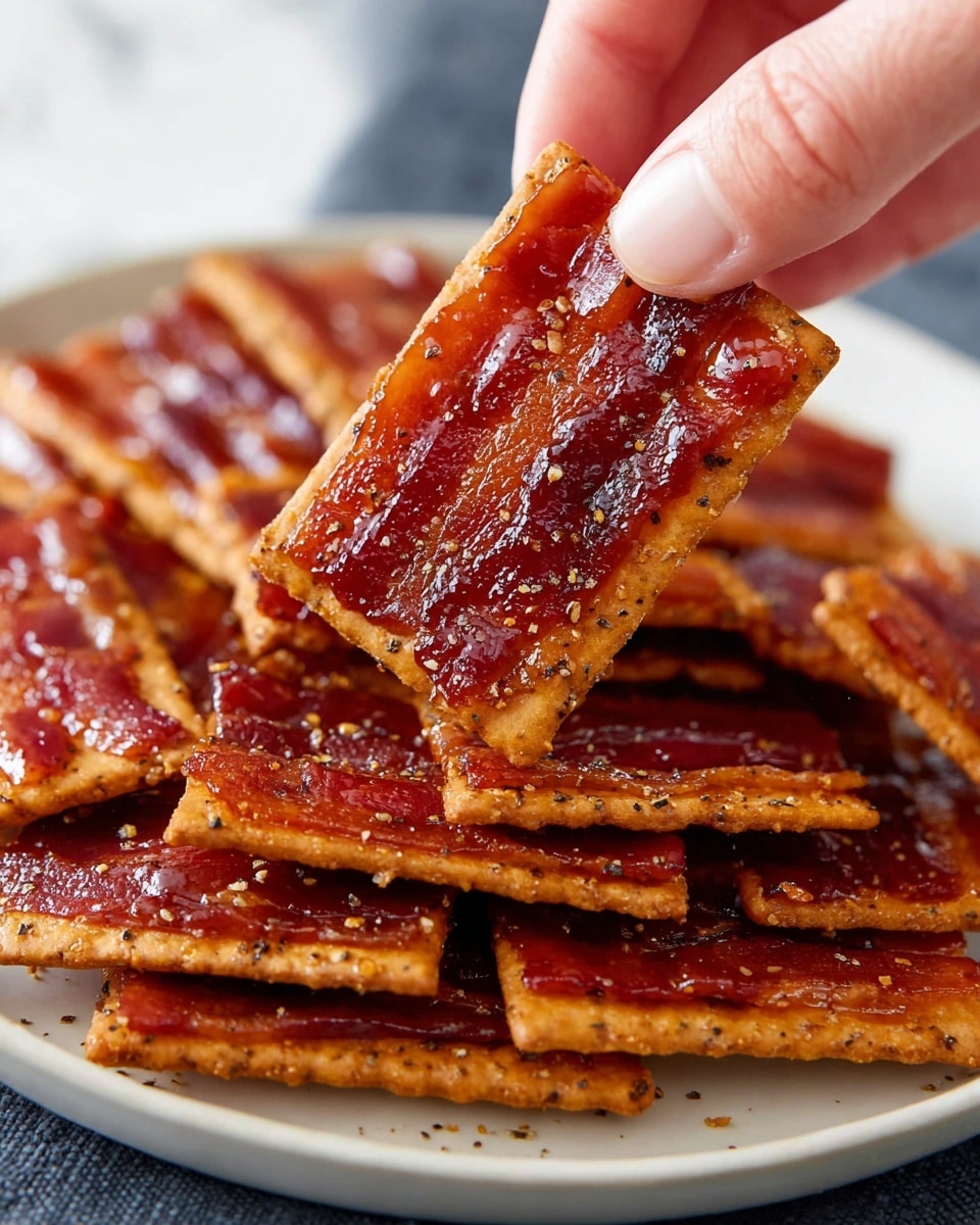 Sweet and Spicy Bacon Crackers Recipe