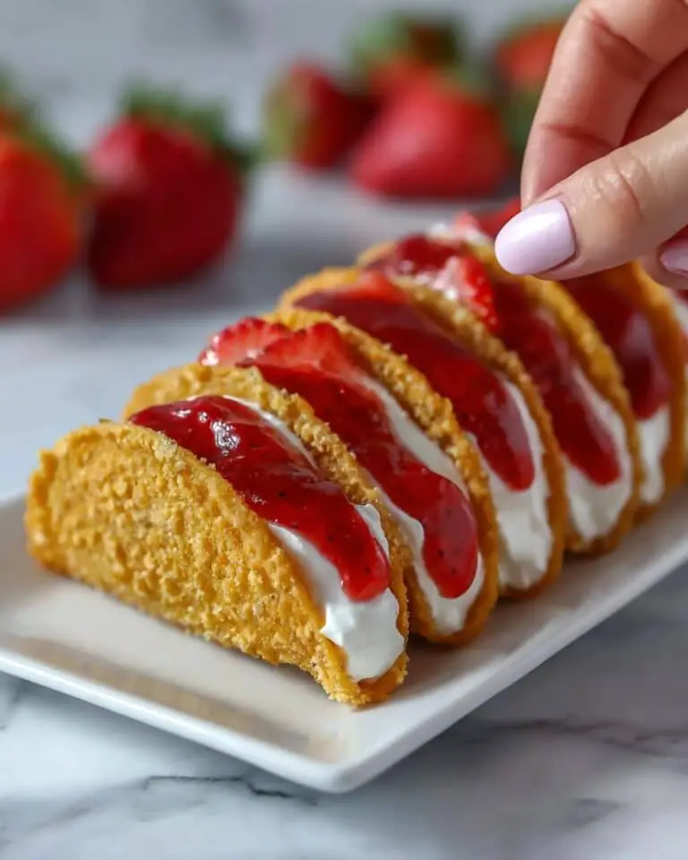 Strawberry Cheesecake Tacos Recipe