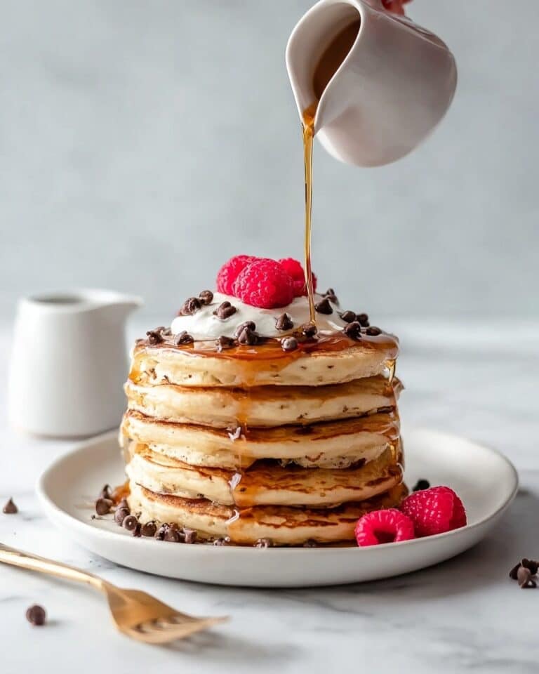 Fluffy Greek Yogurt Pancakes Recipe