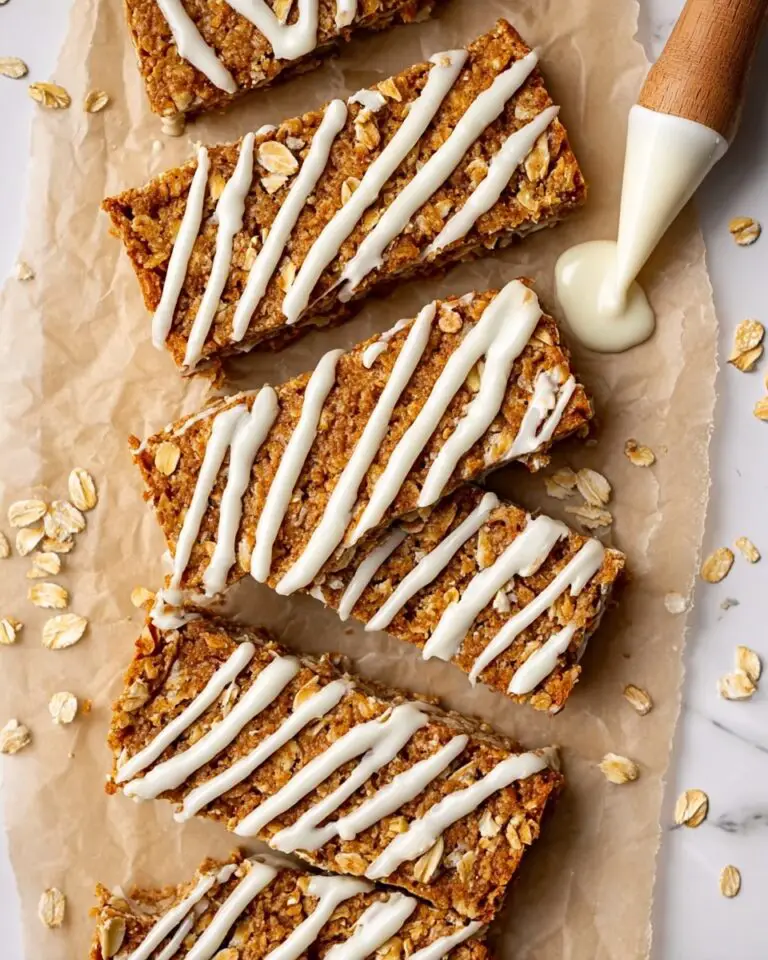 Gingerbread Oatmeal Bars Recipe