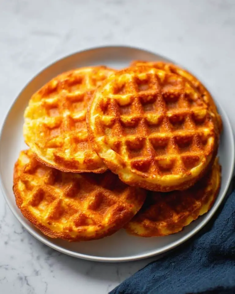 Cheesy Mozzarella Chaffle Recipe