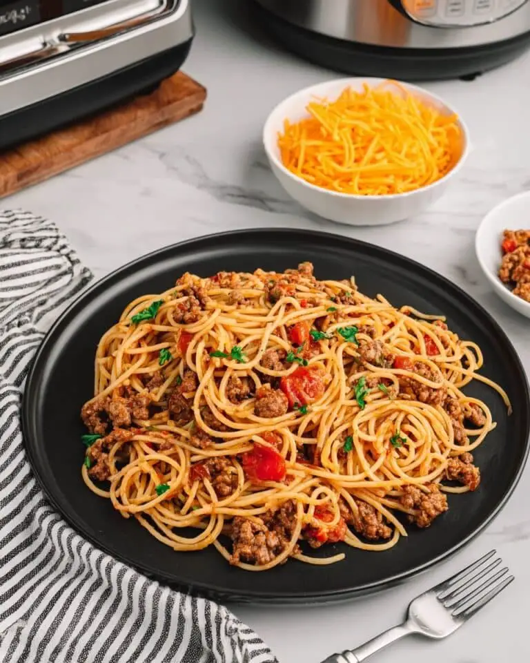 Crockpot Taco Spaghetti Recipe