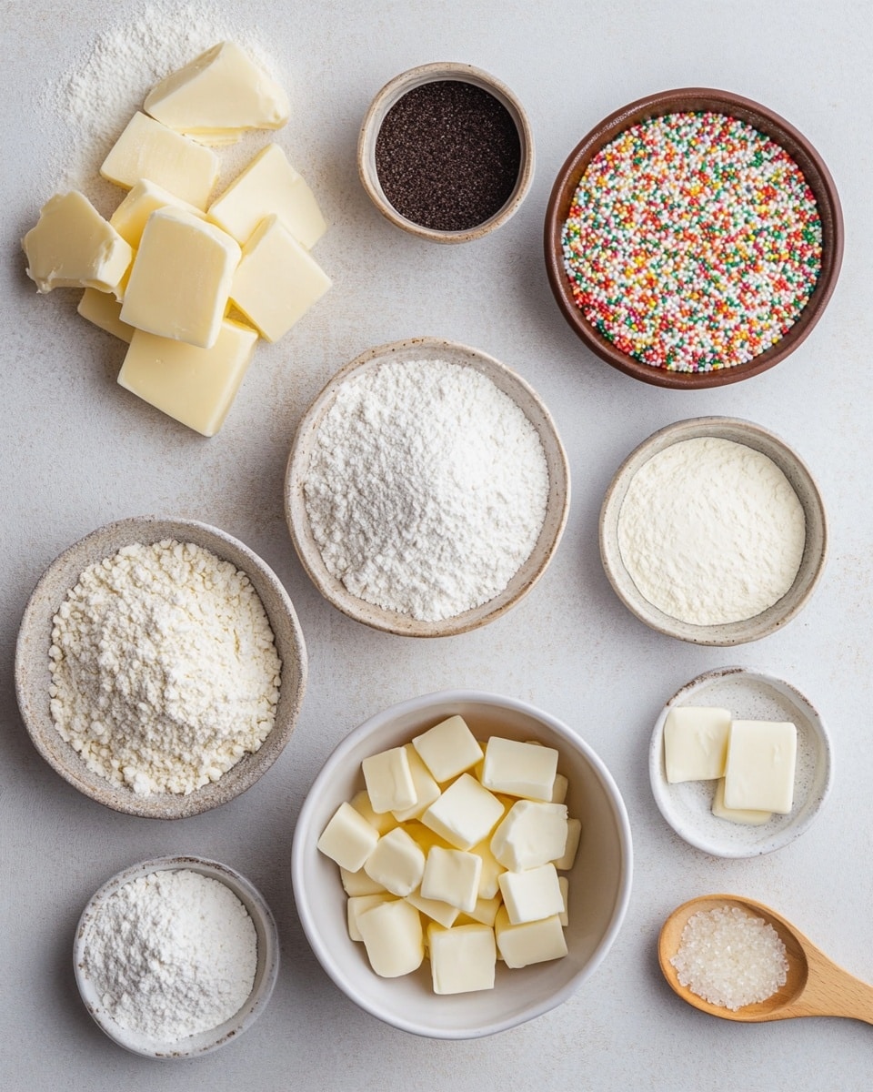 The image shows two round, pink and red swirl cookies on a white plate in the front. Each cookie has a spiral pattern of light pink and bright red colors with small white and pink sugar sprinkles around the edges. Behind the plate with two cookies, there is a stack of four white plates, each holding two more swirl cookies with the same pattern and colors. A gold whisk with a white handle lies between the plates and a white mug with red text on it is in the background. All the items sit on a red cloth with white stitching edges on a white marbled surface. photo taken with an iphone --ar 4:5 --v 7