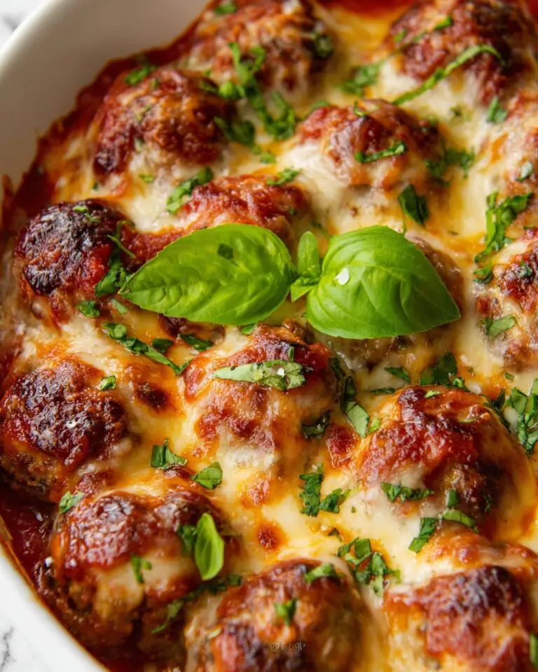 Cheesy Meatballs in Marinara Sauce Recipe