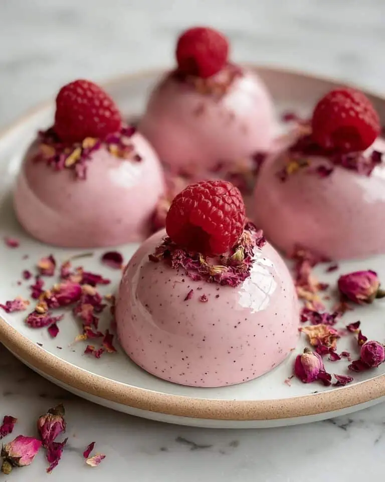 Cherry Blossom Mousse Domes Recipe