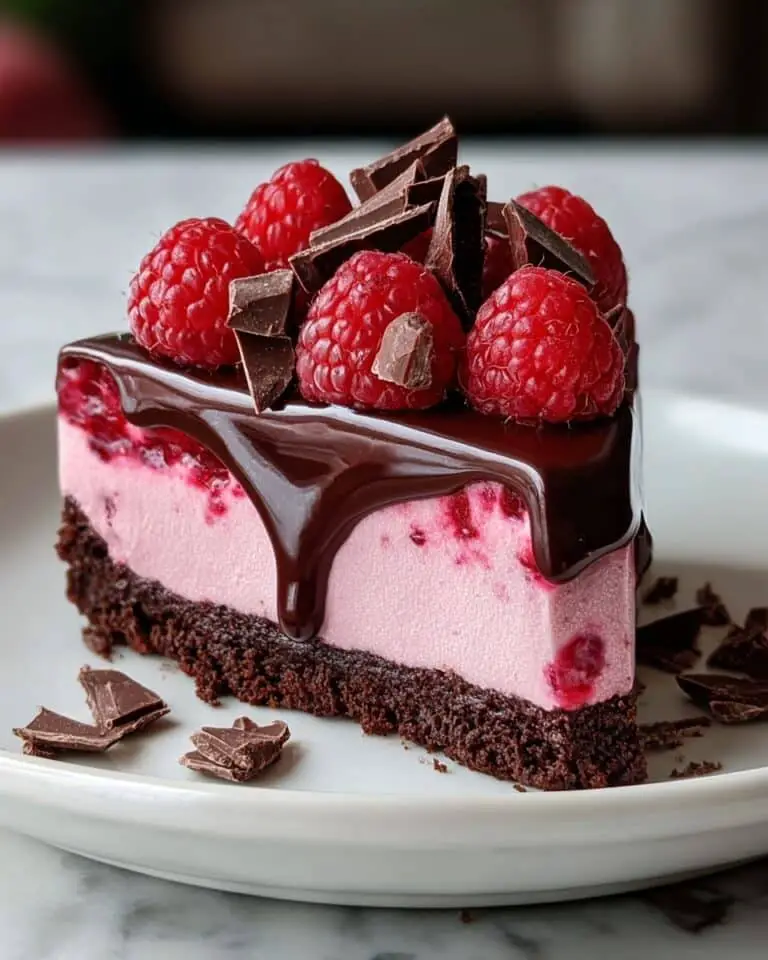 Decadent Dark Chocolate Raspberry Cheesecake Recipe
