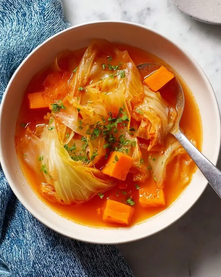 Roasted Cabbage Soup Recipe