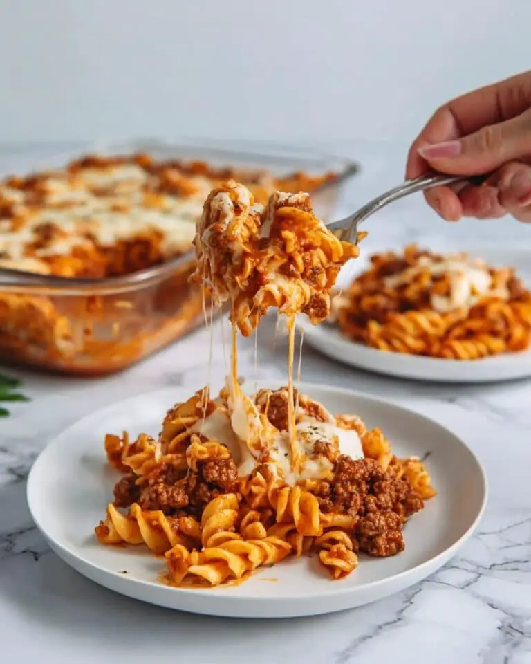 Creamy Ground Beef Noodle Bake Recipe