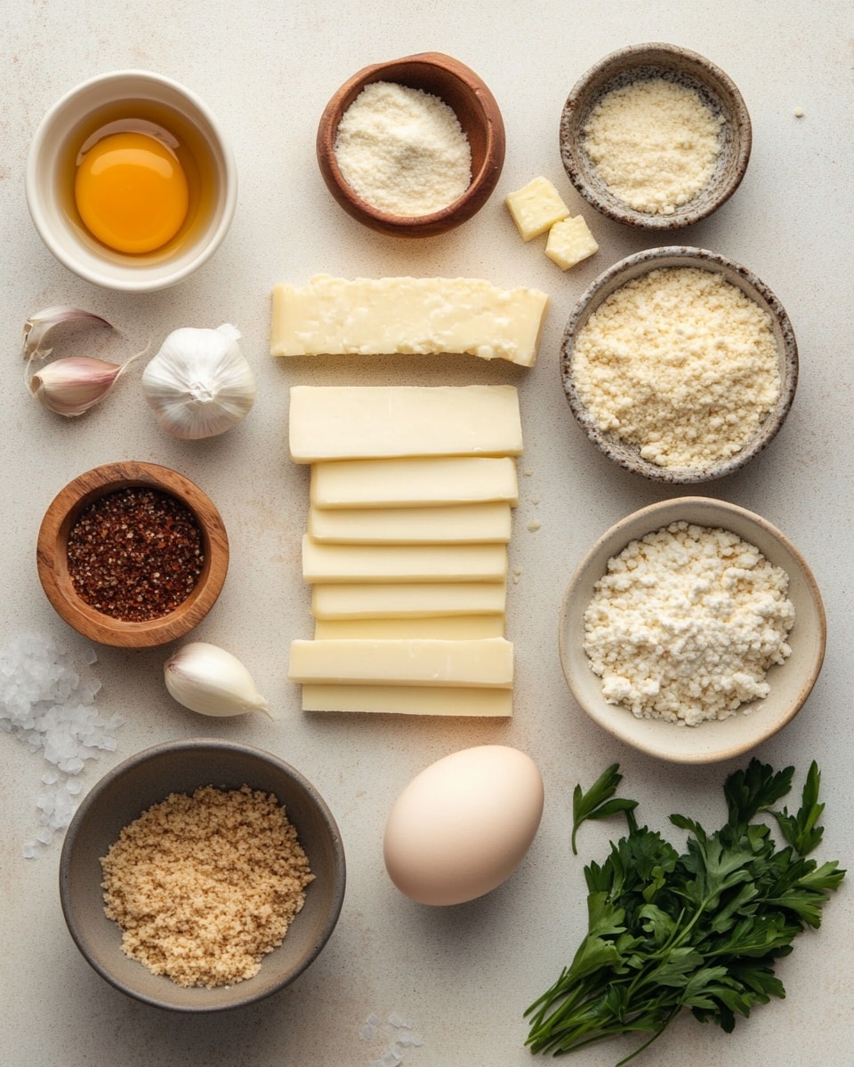 The image shows three fried cheese balls on a white marbled surface covered with a brown paper. One cheese ball is pulled apart by a woman's hand, with white stretchy melted cheese visible between the two halves. The cheese balls have a crunchy, golden-brown outer layer. Below them, there is a pool of red marinara sauce spreading across the paper. In the background, a white cup filled with more red marinara sauce is slightly out of focus. Photo taken with an iphone --ar 4:5 --v 7