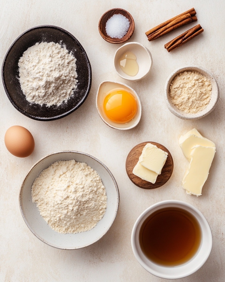 Two golden brown apple rings with a crunchy sugar topping sit on top of a creamy pale yellow mashed base inside a white bowl. The apple rings have a slightly rough texture with sugar crystals sprinkled over them, making them sparkle. Fresh small green herb leaves are placed on top of the apple rings, adding a fresh touch. The creamy base underneath looks smooth and thick, occupying the bottom layer in the bowl. The whole dish is set on a white marbled surface. photo taken with an iphone --ar 4:5 --v 7