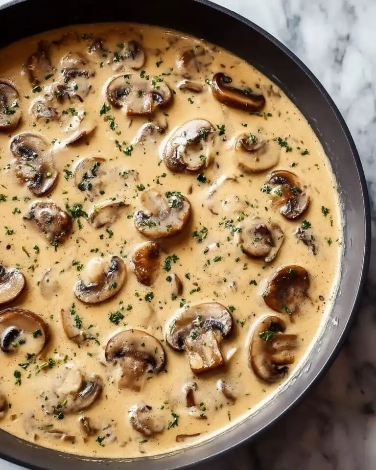 Creamy Mushroom Shallot Gravy Recipe