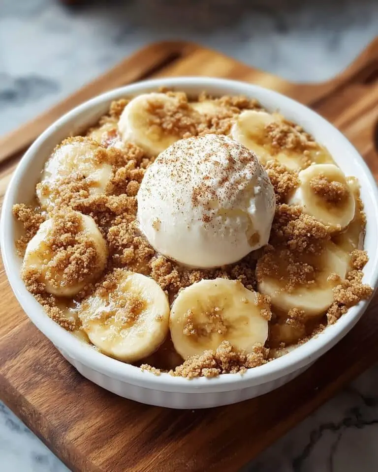 Banana Cobbler Crisp Recipe
