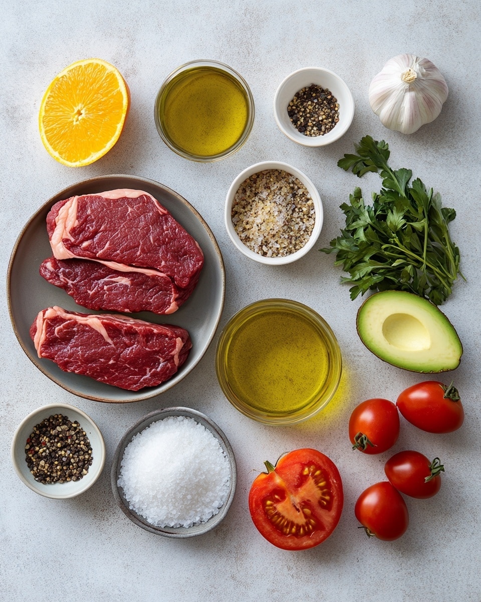A white bowl filled with a base layer of white rice, topped with dark brown grilled meat pieces sprinkled with white sesame seeds, bright red and yellow cooked bell peppers mixed with green beans on the left side, black beans placed next to them, fresh green shredded lettuce on the upper right, and thin rings of purple-red onions arranged on top of the lettuce; all placed on a wooden surface with a blue cloth and golden fork nearby, with a small glass jar of more onion rings on the right side. Photo taken with an iphone --ar 4:5 --v 7