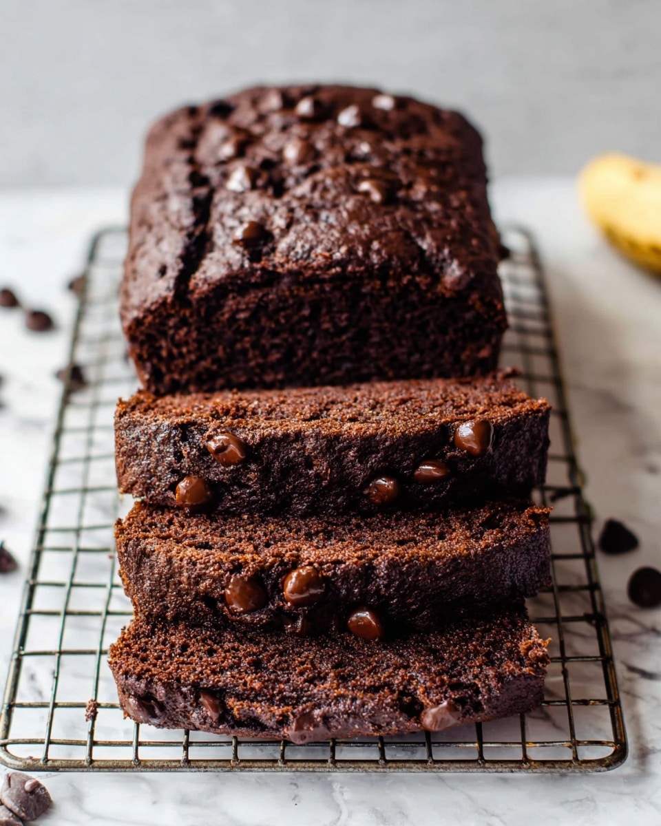 Healthy Chocolate Banana Bread Recipe