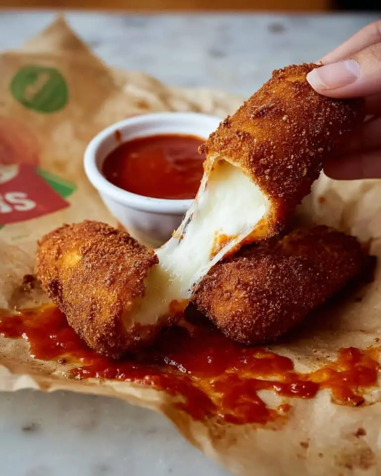 Crispy and Spicy Nashville Hot Mozzarella Sticks Recipe