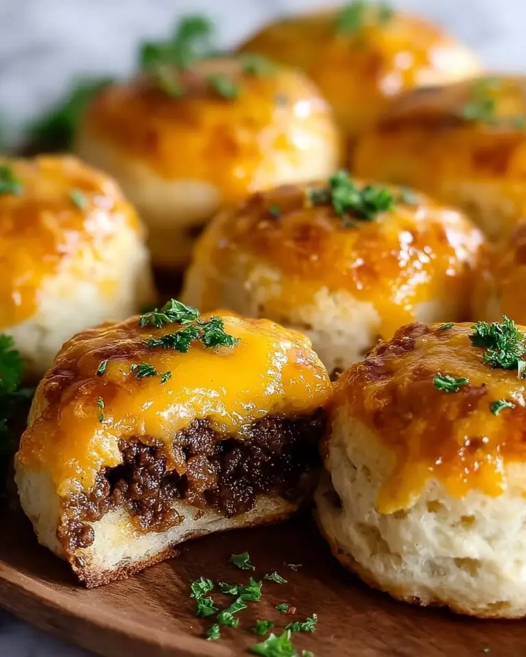 Garlic Parmesan Cheeseburger Bombs Recipe