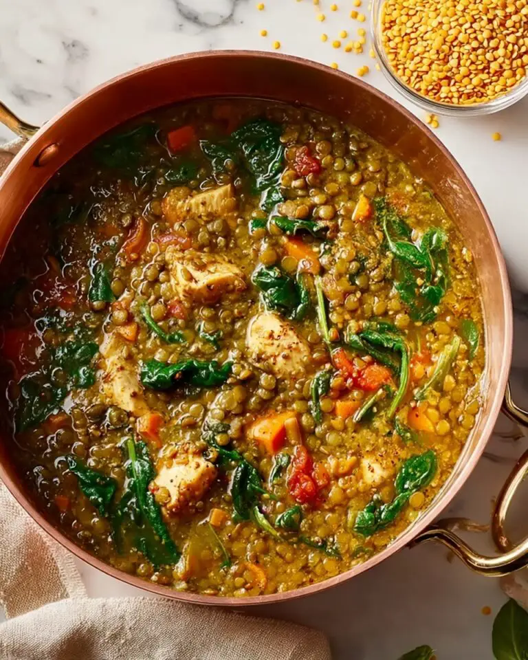 Easy Chicken Lentil Soup Recipe