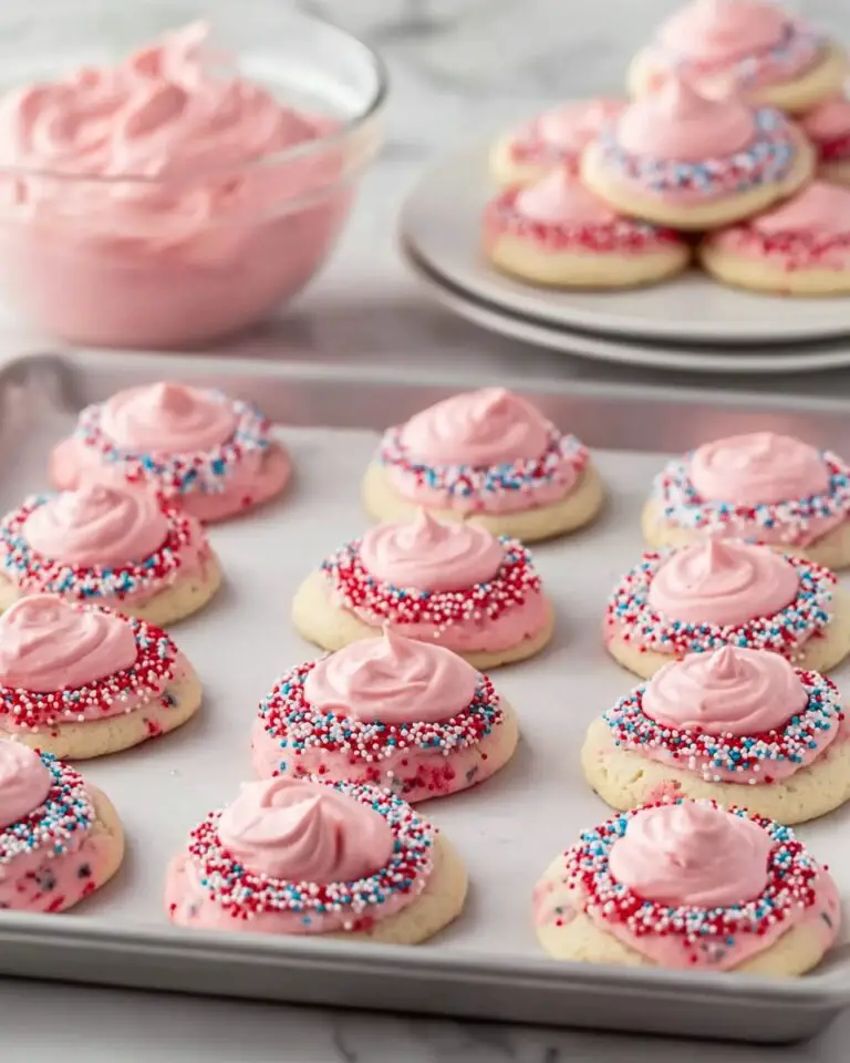 Strawberry Kiss Cookies with Funfetti Recipe