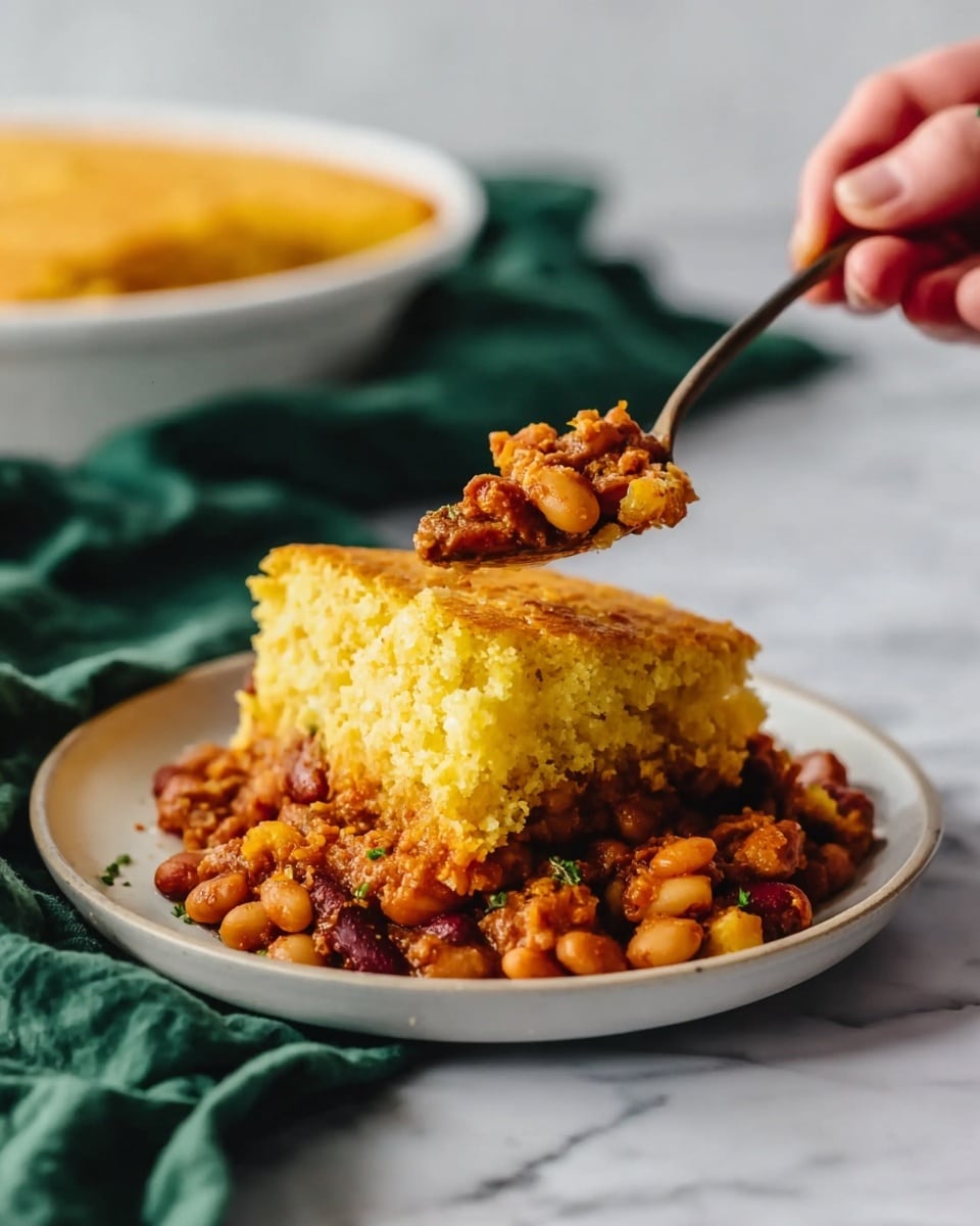 Slow Cooker Tamale Pie with Cornbread Topping Recipe