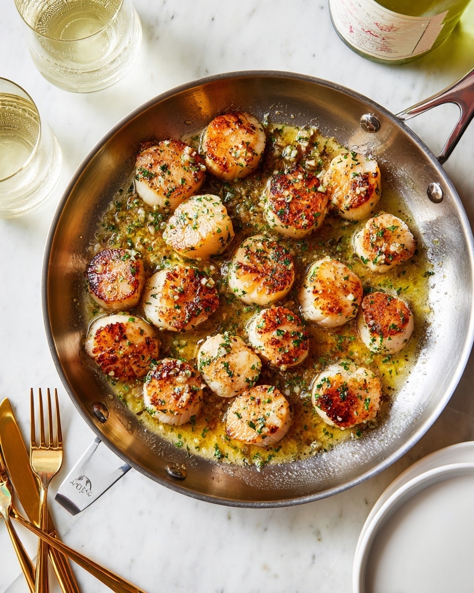 Lemon Butter Scallops Recipe