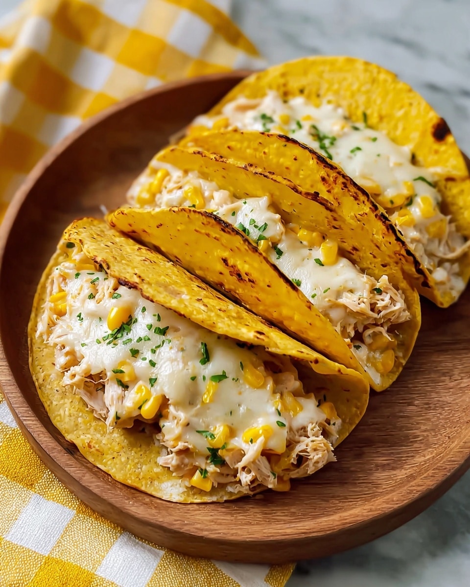 White Chicken Chili Tacos Recipe