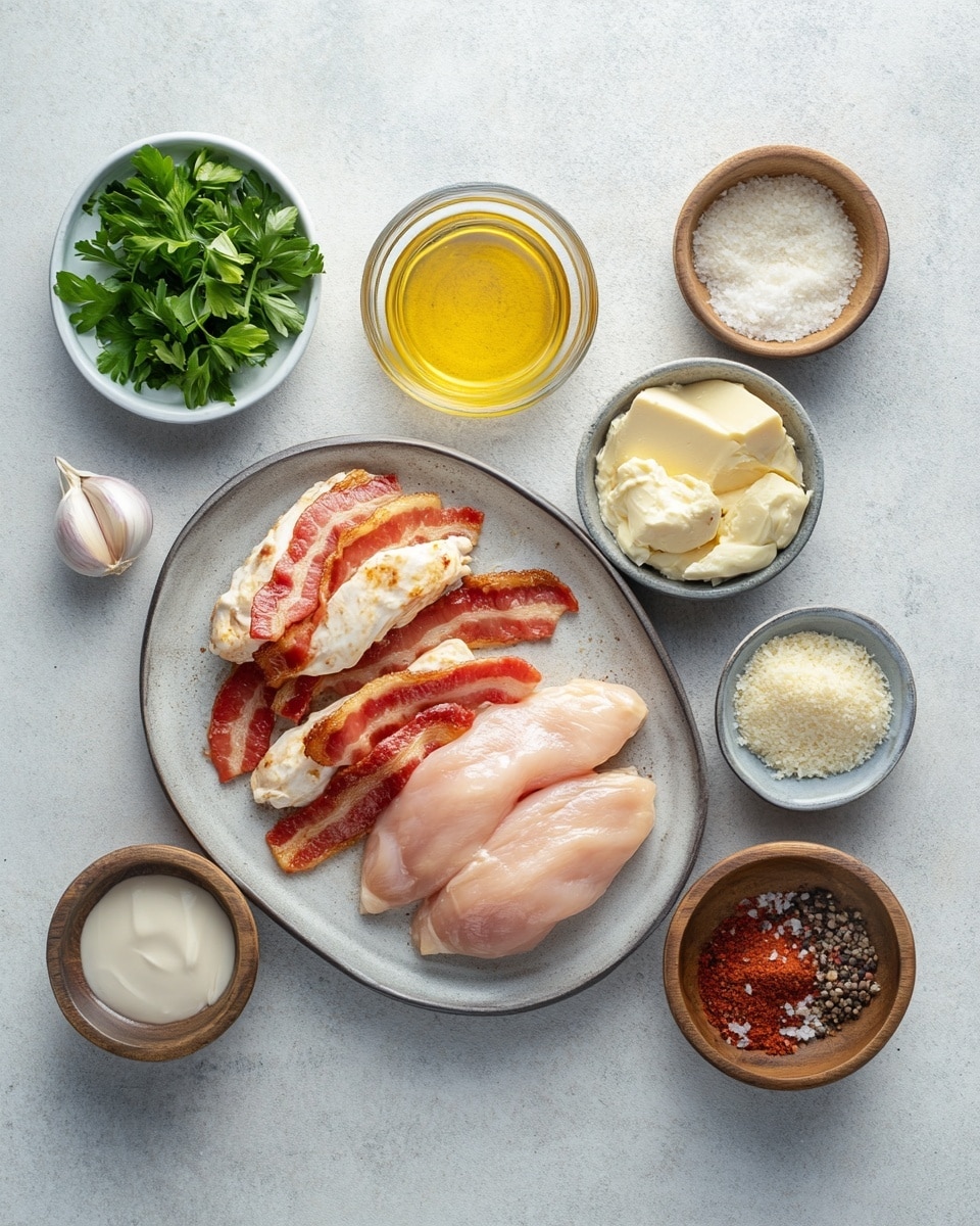 The image shows three croissants arranged in a line on a wooden board. Each croissant has a golden-brown, crispy, layered crust on the outside with a glossy shine. Inside, there are several layers of melted white cheese with a slightly browned top, and thin red slices of pepperoni peeking out from underneath the cheese. Some green herbs are sprinkled lightly on top of the closest croissant. The background is softly blurred with a white marbled texture. Photo taken with an iphone --ar 4:5 --v 7