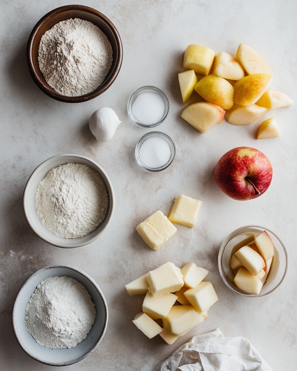 The image shows two small round hand pies resting on a white marbled surface, with one pie in the front partially eaten, revealing a soft, chunky apple filling in light brown and golden tones inside a flaky, golden-brown crust. The crust is thick and has a slightly rough texture with small crimped edges and a few ventilation slits on top. In the background, there are two cinnamon sticks lying flat, adding a warm brown color contrast. The overall scene feels warm and cozy, with crumbs scattered lightly around the pies. photo taken with an iphone --ar 4:5 --v 7
