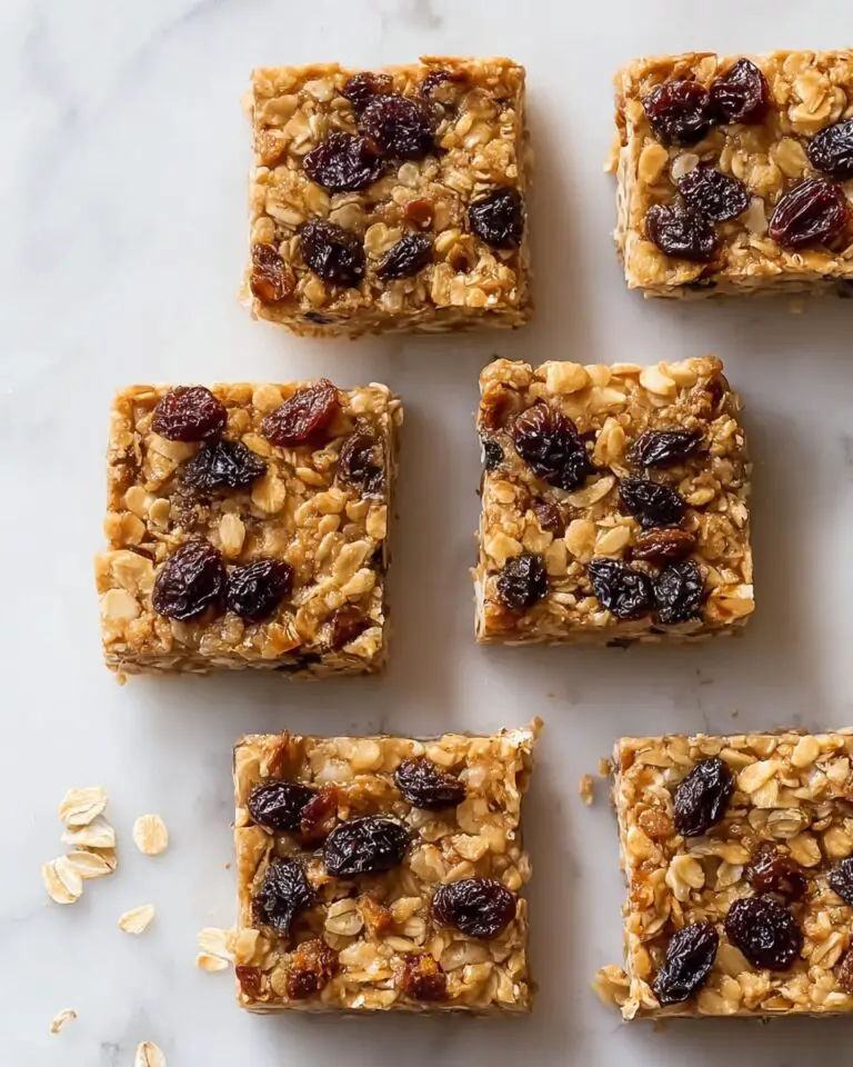 Chewy Oatmeal Raisin Bars Recipe