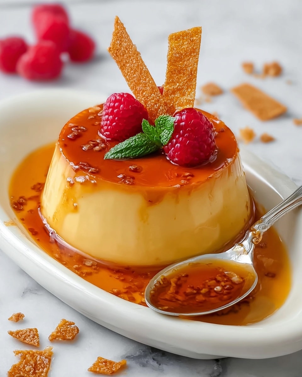Cream Cheese Caramel Flan Recipe